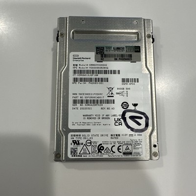 Hewlett Packard HP Enterprise SSD 960GB KRM6XVUG960G