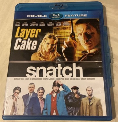 Layer Cake 2004 / Snatch 2000 (Blu-ray, 2-disc, 2013) Double Feature RARE OOP