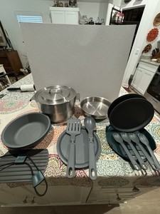 Stanley Wildfare 21pc-Camping Cookset Stainless Steel-Plates Bowls Utensils ￼
