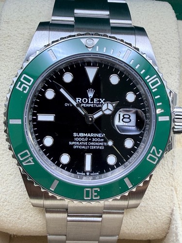 Rolex Starbucks Submariner 126610LV Silver Oyster Bracelet,Gre...