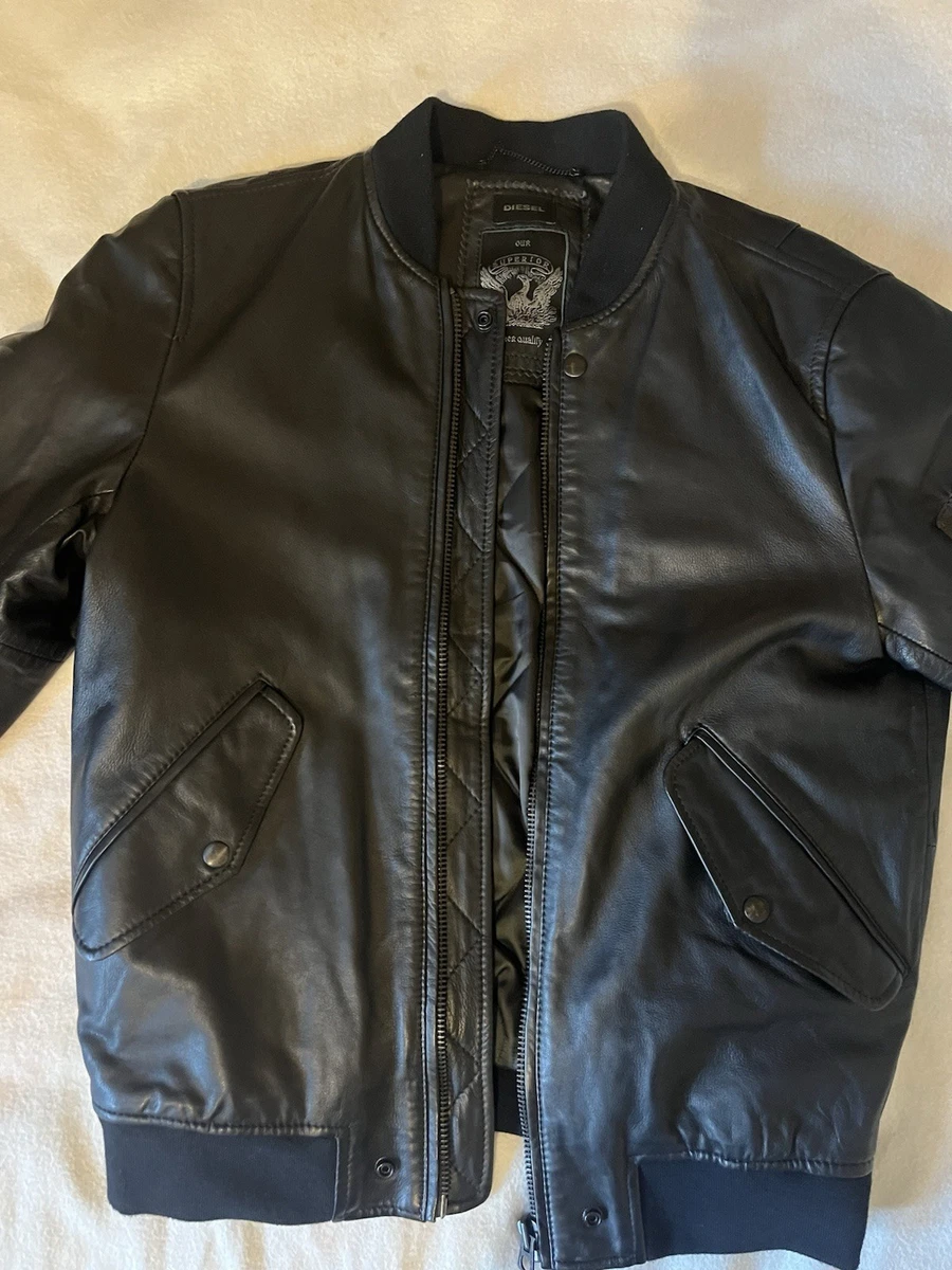 Diesel Leather Outer Shell Jackets for Men for Sale - Shop New
