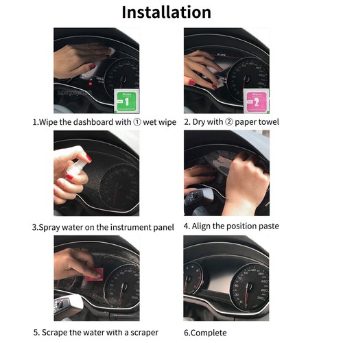 TPU Dashboard Protect Film For Porsche Cayenne 18-23 Navigation Display Sticker - Picture 10 of 10