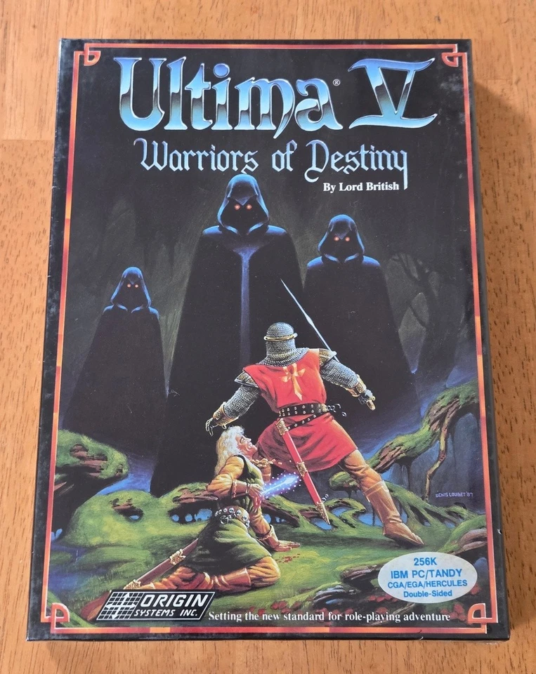 New Sealed Ultima V Warriors of Destiny IBM PC Big Box Game Complete Origin Map - Image 3 of 4