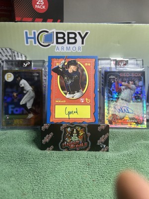 2024 Brooklyn Collection Curtin Mead Auto Blue Refractor 1/40 Tampa Bay Rays