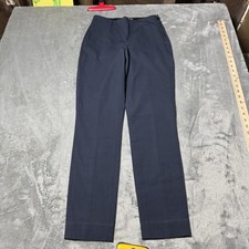 Everlane Pants Trousers Womens Size 0 The Work Pant in Blue Side-Zip Stretch