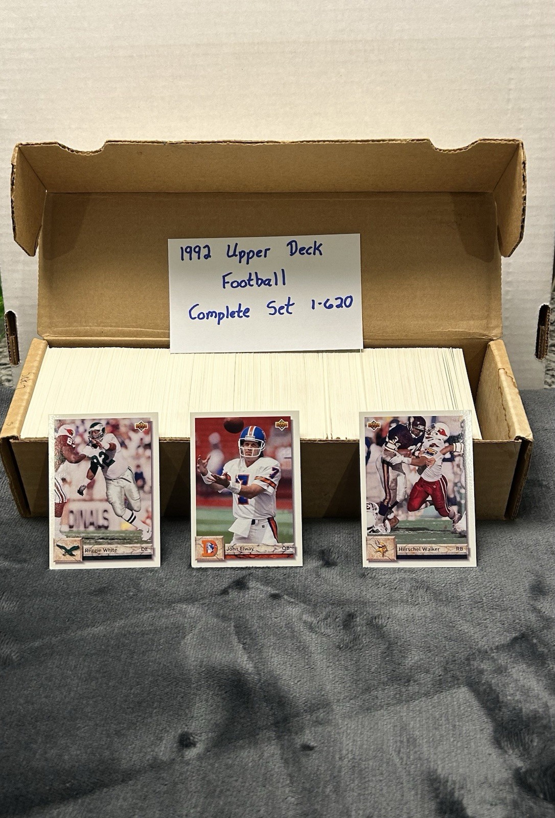 1992 Upper Deck Football Complete Set 1-620