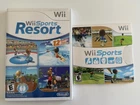 New ListingLot of 2 Wii Sports and Wii Sports Resort Nintendo Wii - w/ Manuals