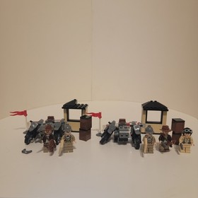 Vintage Lego Indiana Jones Lot 12 Figs 4 Sets & Parts 7625 7682 7624 7622 7620