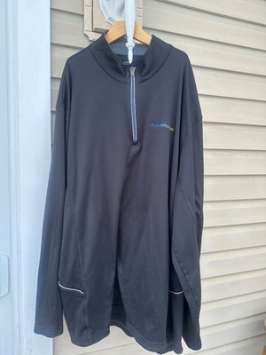 NWOT! UltraClub Men's Cool & Dry,  Big & Tall 3X Black Activewear Tshirt