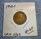 1941 S Lincoln Wheat Cent  VF-XF Grade