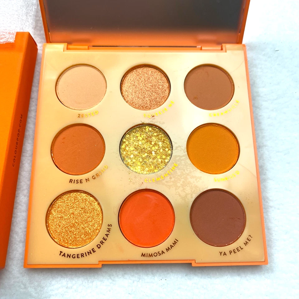 Colourpop Orange You Glad? Pressed Powder 9 Pan Eyeshadow Palette 0.3oz with Box - Image 4 of 4
