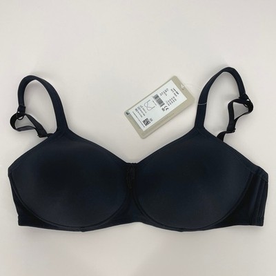 Amoena Lara Mastectomy Bra Black Padded Wire-Free 42AA NWT