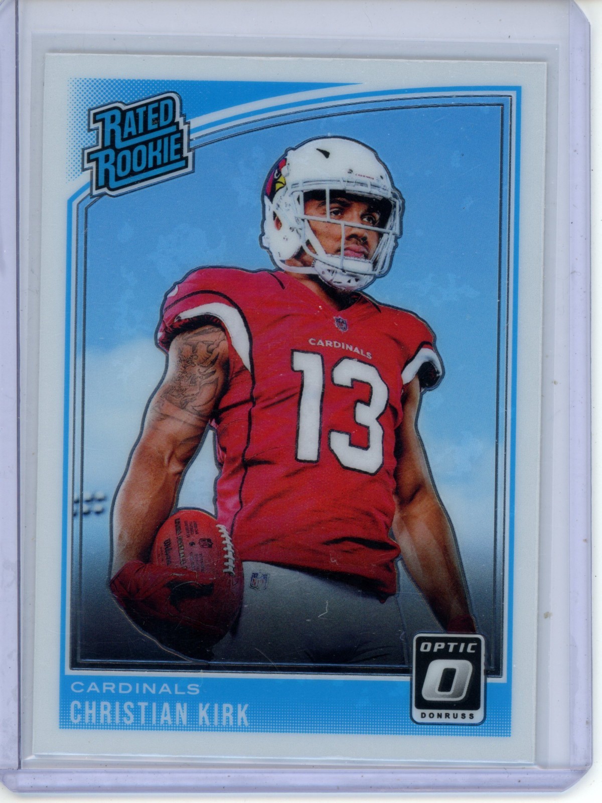 2018 Donruss Optic - #163 Christian Kirk (RC) Rated Rookie Arizona Cardinals