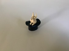 Scottish Terrier Black Top Hat Japan Vintage Celluloid Figurine Dog Puppy Scotty