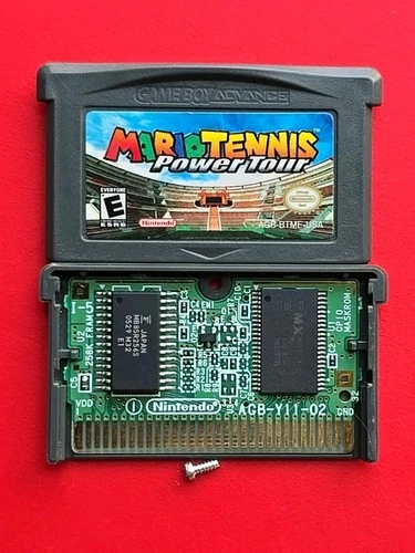 Mario Tennis: Power Tour Game Boy Advance Nintendo GBA Authentic Saves Sports