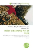 Frederic P. Miller (U. A.) | Indian Citizenship Act Of 1924 | Taschenbuch (2026)