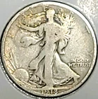 1918-S WALKING LIBERTY HALF DOLLAR IN GOOD CONDITION