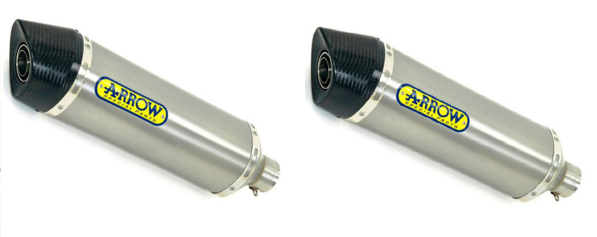 Arrow Pair Exhaust Terminals Street Titanium Kawasaki Z 1000