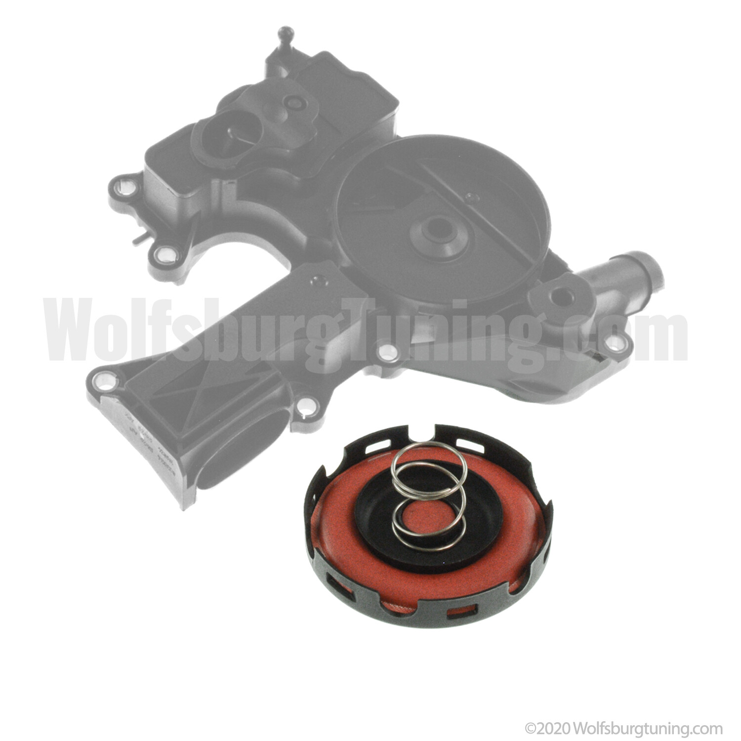 Oil Separator W/gasket on Valve Cover Genuine 06H103495AH for VW 