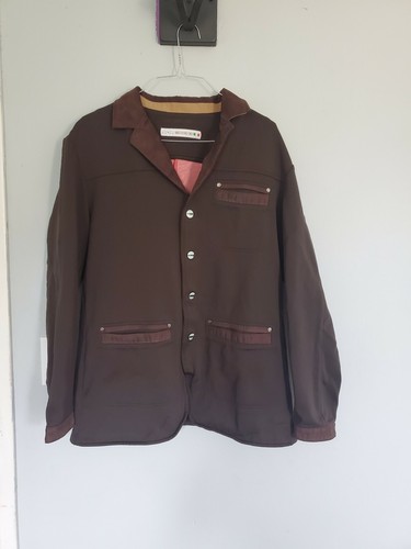 Giacca Animo Equitazione Uomo Marrone Spettacolo Competizione Made In Italy Taglia I-50 - Foto 1 di 11