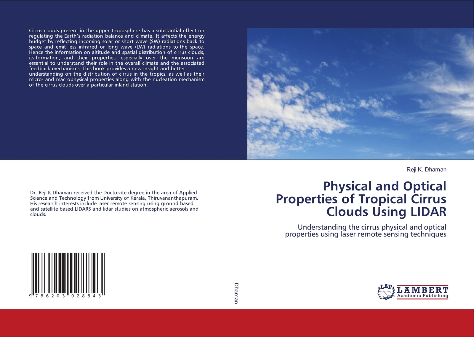 Thumbnail - Reji K. Dhaman | Physical And Optical Properties Of Tropical Cirrus