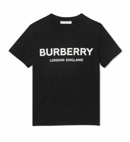 Burberry Mens Logo Print Black T-shirt | eBay