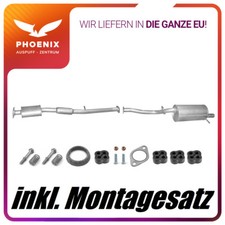 für Subaru Impreza 2.0 Stufenheck Kombi Mittel+Endschalldämpfer Auspuffanlage