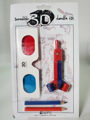 Incredible 3D Doodle Kit. New in sealed Package. Design by William Warren and...