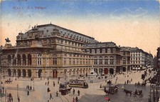 C035 Austria, WIEN Hofoper 1917 vintage postcard