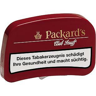 Packard's Club Snuff Schnupftabak 10x 6,5g Dose