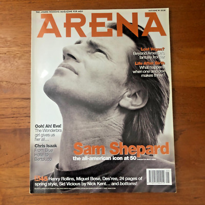 Arena magazine   No 45 May/June 1994   Sam Shepard/Eva Herzigova/Chris Isaak