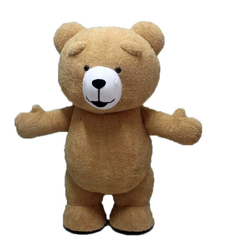 Ted Bear Mascot Adult Carnival Animation Professional Inflatable Costume
