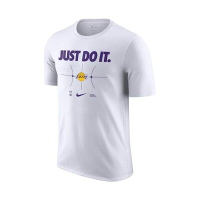 NIKE Los Angeles Lakers JDI Tee T-SHIRT FQ6282-100 ORIGINAL