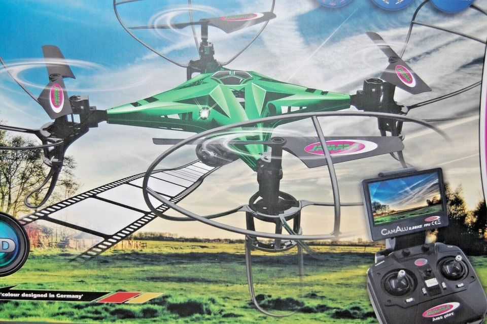 Jamara CamAlu Altitude HD FPV AHP+ 2,4 GHz ,Quadrocopter LED und Kamera 422019 - Bild 4 von 4