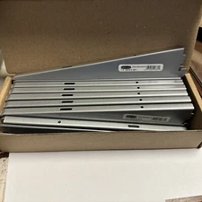 LOT OF 16 Rubbermaid 11.5" Twin Track Shelf Bracket FG4C0502SNCKL Satin Nickel