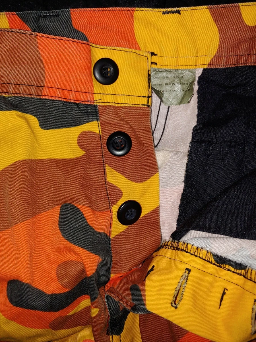 Rothco BDU Army Military Surplus Combat Cargo Pants Camo Orange