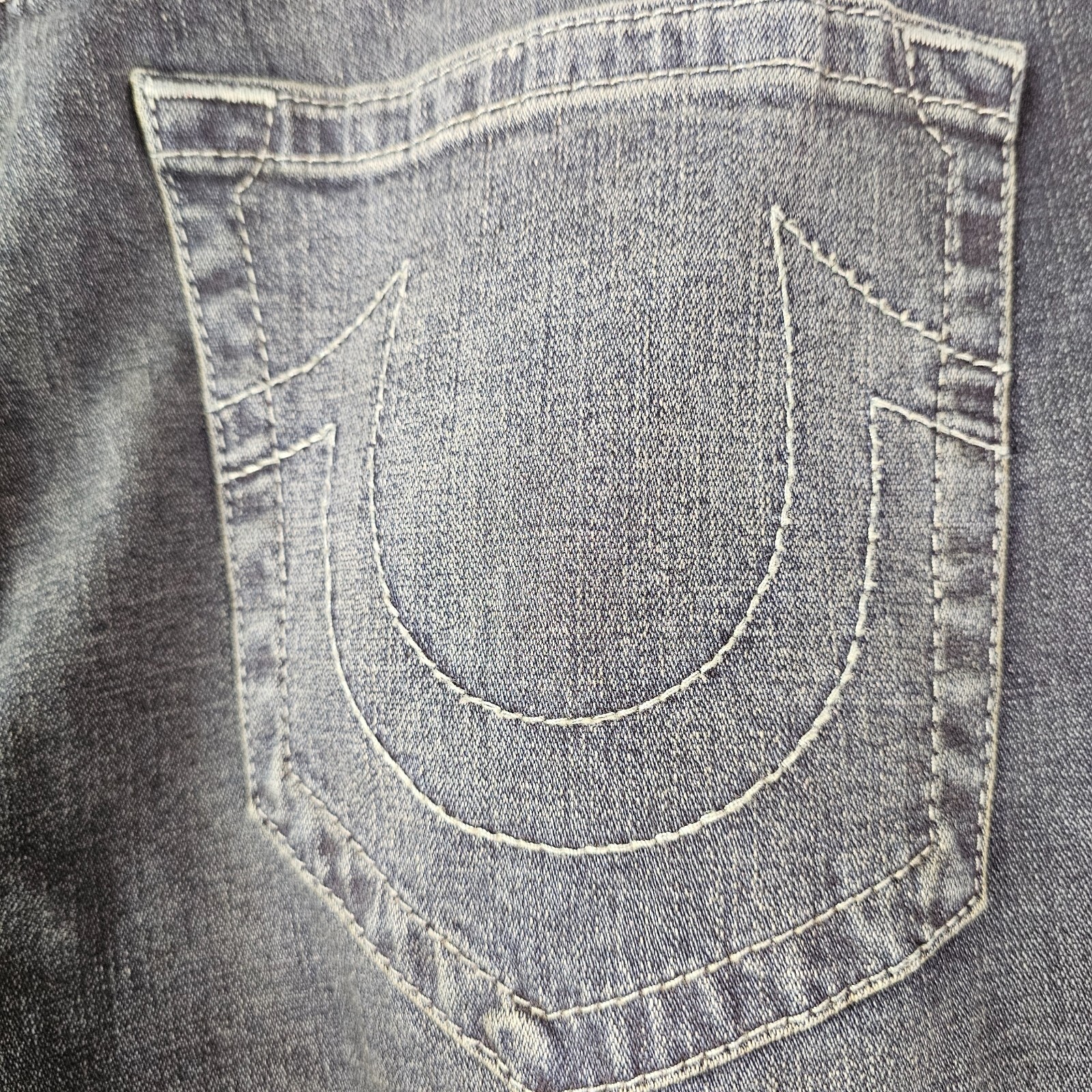 True Religion Mens Rocco Relaxed Skinny Jeans Size 46 Blue Dark Wash thumbnail 11