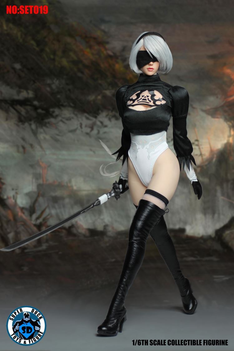 1/6 シームレスフィギュア ニーアオートマタ2B  super duck SUPER DUCK 1/6 NieR:Automata 2b YoRHa No 2 Type B Action