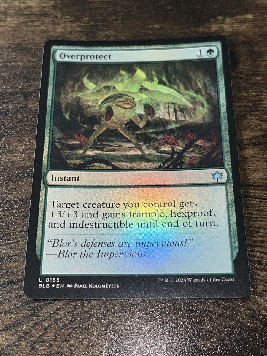 Overprotect 0185 Foil Bloomburrow BLB MTG Magic The Overprotect 0185 Foil Bloomburrow BLB MTG Magic The