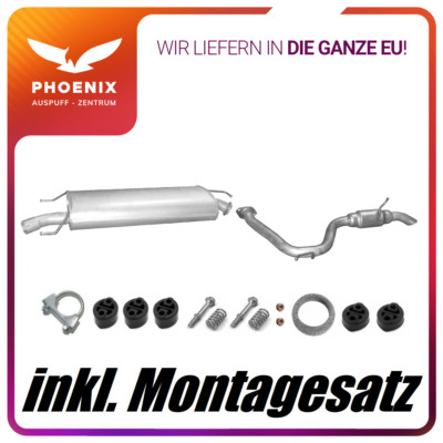 Toyota RAV 4 III 2.2 TD D-4D (2006-2013) Auspuff Mittel+Endschalldämpfer 5-Türen