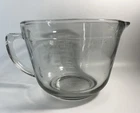 Anchor Hocking 2 Qt 8 Cup Clear Glass Measuring Cup Spouted Mixing Bowl