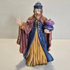 Nativity Set Porcelain Wiseman Figure Vintage Christmas