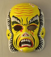 Vintage 1970's Phantom Of The Opera Vacuform Plastic Halloween Mask Vintage 1970's Phantom Of The Opera Vacuform Plastic Halloween Mask
