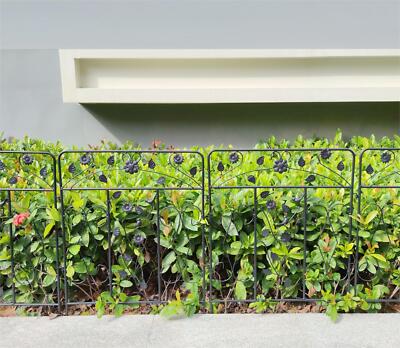 x Metal Garden Lawn Edge Pet Dog Barrier Path Border Fence Yard Plant Protector