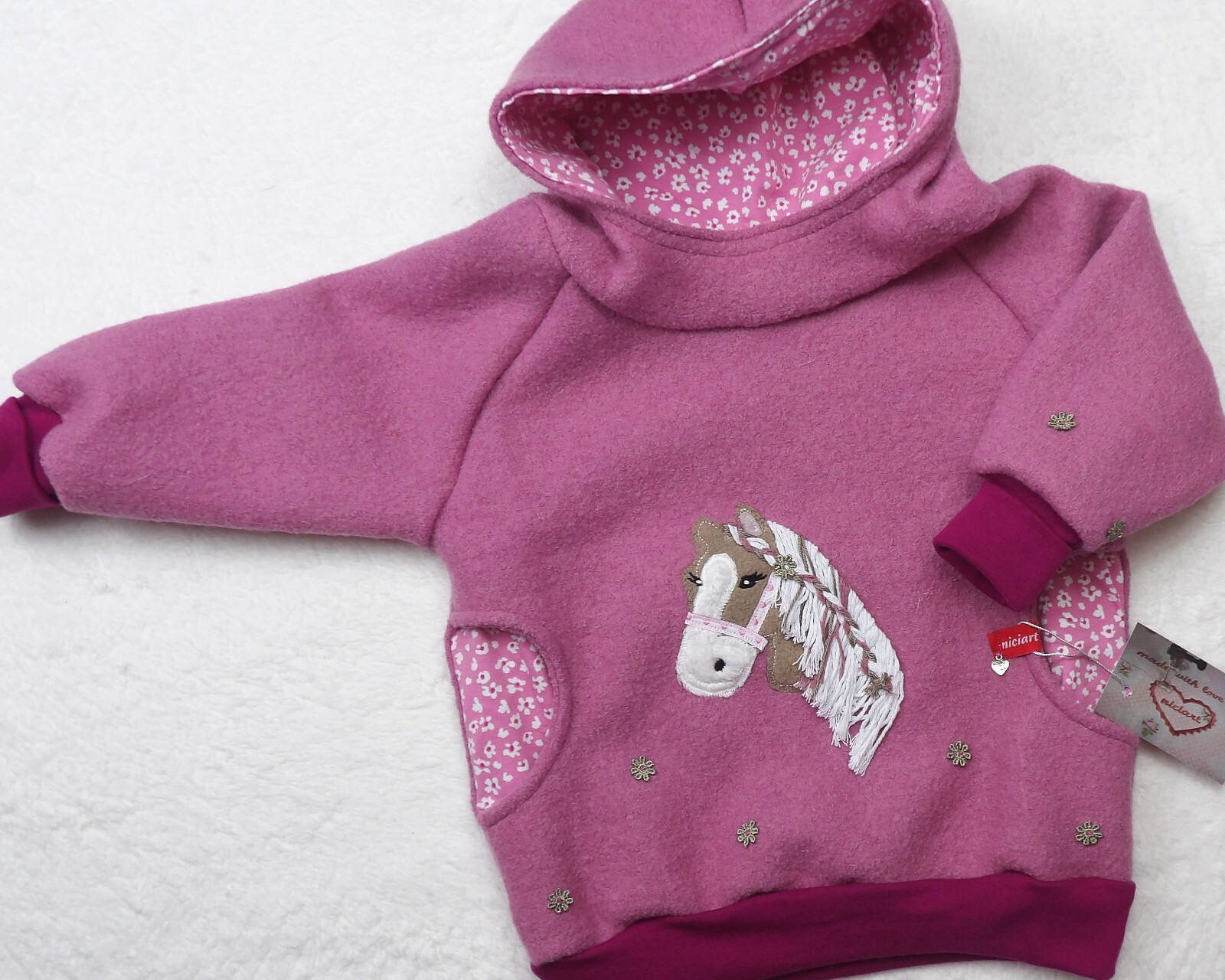 niciart design ♥ WALKPULLI WALK HOODIE ♥WOLLWALK HOODIE JACKET♥ BACCHE PONY