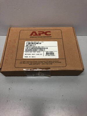 APC AP9617 UPS Network Management Card in original box with line cord