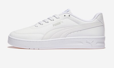 PUMA プーマ スニーカー COURT CLASSIC CLEAN 402223-02 WHITE コート クラシック クリーン ホワイト グレー メンズ レディース PUMA COURT CLASSIC CLEAN men's shoes 402223-02 white | eBay