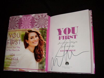 Glee Scream Queens Lea Michele signed You First 1st printing hardcover book