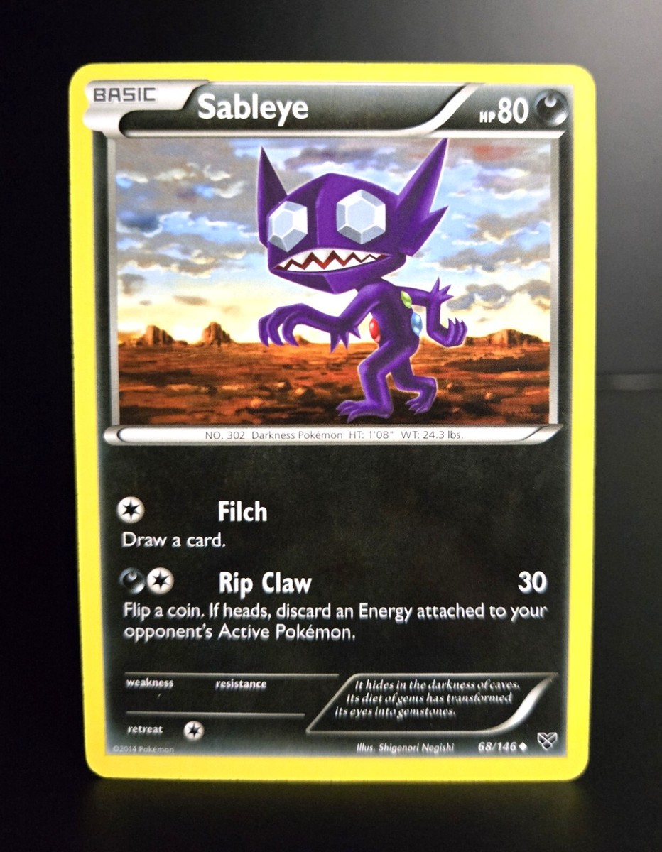 Pokémon TCG - SABLEYE - 68/146 - XY (Base Set) - 2014 - NM+ | eBay