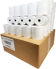 3 1/8" x 220' THERMAL POS RECEIPT PAPER ROLLS 50 rolls BuyregisterRolls®